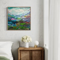 Image 10 of 'Morning on the coast' - 80x80cm, FRAMED