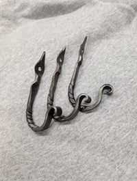 Image 5 of 3 forged hooks 