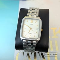 Image 3 of 2001 Seiko Spirit Quartz Two-Tone Tank Dress Watch (7N32-5000)