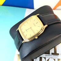 Image 4 of 1999 Seiko Dolce 'Tank' Gold Dress Watch (5E61-5A10)