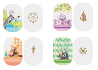 Image 1 of Acrylic Mirror Charms 