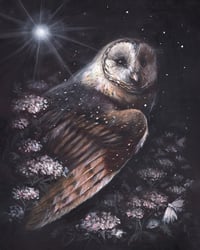 "On Moonlit Wings" Original Painting