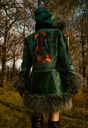 Image of Toxic Vision Spiritchaser teal coat 