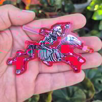 Image 1 of Posada's Don Quixote Calavera Vinyl Sticker