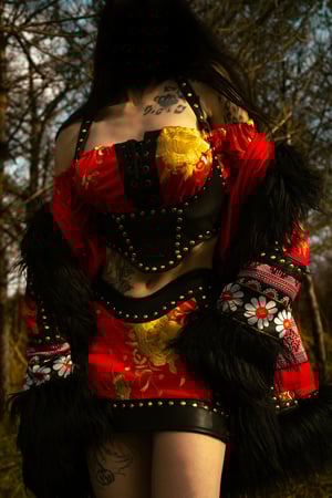 Image of Toxic Vision Spiritchaser longsleeve top and bustier