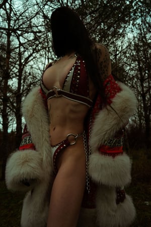 Image of Toxic Vision Spiritchaser white/red bikini set (TOP AND BOTTOM)