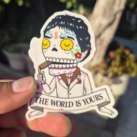 Image 1 of The World is Yours Scarface 3" Vinyl Sticker