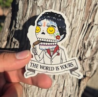 Image 2 of The World is Yours Scarface 3" Vinyl Sticker