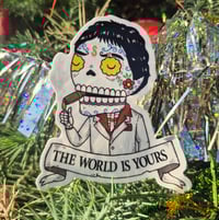 Image 3 of The World is Yours Scarface 3" Vinyl Sticker