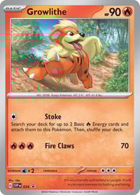 Growlithe - 024 - SV: Scarlet & Violet Promo Cards - Near Mint