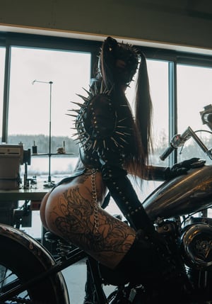 Image of Toxic Vision Hellbent spike jacket