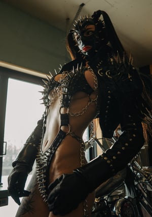 Image of Toxic Vision Hellbent spike jacket