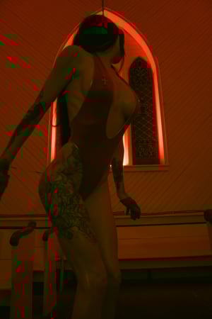 Image of Toxic Vision Damnation bodysuit