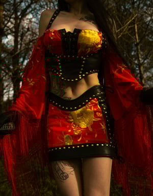 Image of Toxic Vision Spiritchaser mini skirt 