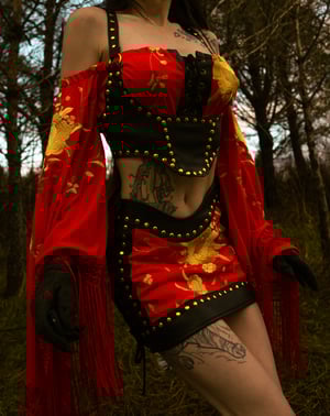 Image of Toxic Vision Spiritchaser mini skirt 