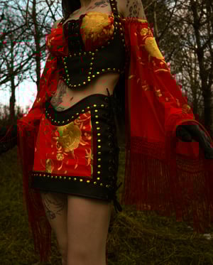 Image of Toxic Vision Spiritchaser mini skirt 