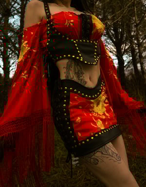 Image of Toxic Vision Spiritchaser mini skirt 