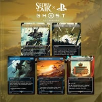 MTG Secret Lair x Playstation: Ghosts of Tsushima Shadow Samurai Regular/Nonfoil Set (PO-12/19/25)