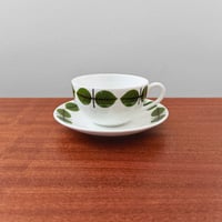 Image 1 of Gustavsberg Berså Coffee Cup with Saucer