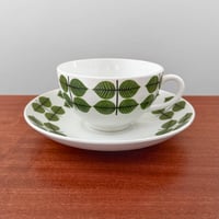 Image 1 of Gustavsberg Berså Large Breakfast Cup with Saucer