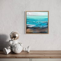 Image 4 of 'Coastal no.65' - 30x30cm, FRAMED