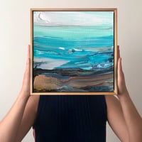 Image 1 of 'Coastal no.65' - 30x30cm, FRAMED
