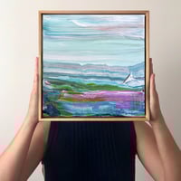 Image 1 of 'Coastal no.66' - 30x30cm, FRAMED