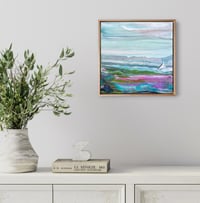 Image 3 of 'Coastal no.66' - 30x30cm, FRAMED
