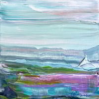 Image 2 of 'Coastal no.66' - 30x30cm, FRAMED