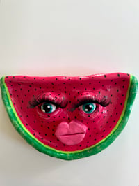 Image 1 of Half Watermelon Slice Face