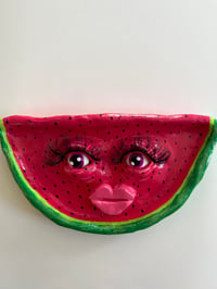 Image 2 of Half Watermelon Slice Face