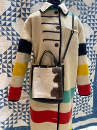 Image 1 of Tiny tote - Black + Hair On