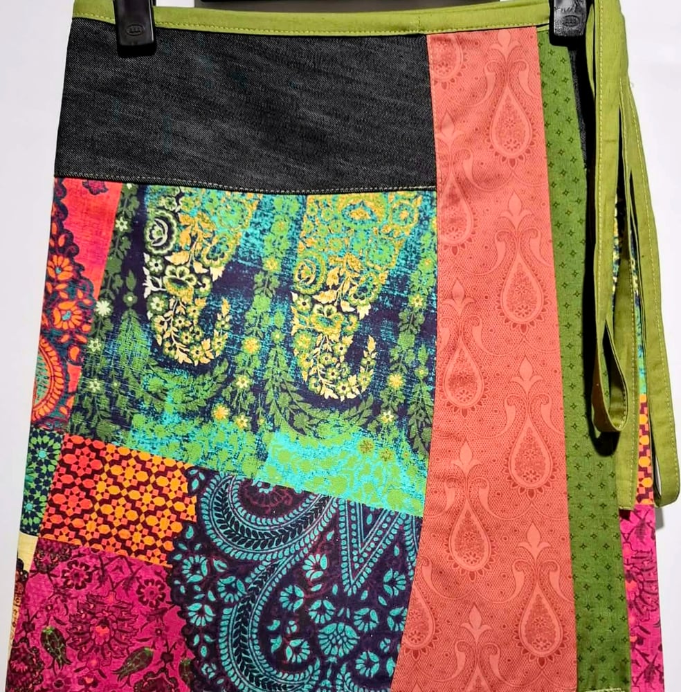 Image of Mid Wrap Skirt #4