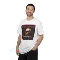 Image 2 of Skull & Roses 'Cutthroat' T-Shirt — Gothic Skull Graphic Tee