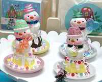 Image 8 of Bundt Cake Snowmen Desserts