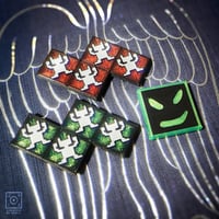 Image 1 of [SMT] 3D Printed Press Turn Icon & Smirk Patch