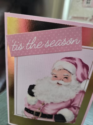 Image of Pink Vintage Santa