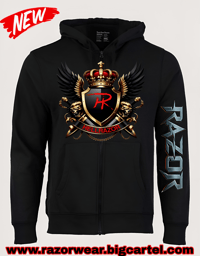 HELLRAZOR "LEGENDARY " ZIP HOODIE 
