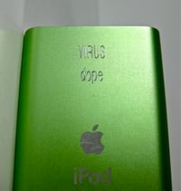 Image 2 of Virus Personalized Engraved 2005 Apple iPod Mini 