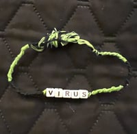 Image 1 of Virus Japanese Fan-Made Custom Bracelet 2003 (1 available)