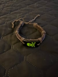 Image 1 of Virus Japanese Fan-Made Custom Leather Bracelet 2006 (1 available)
