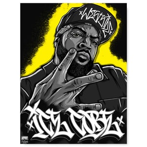 Image of Ice Cube 'West Side' Rainbow Foil Print