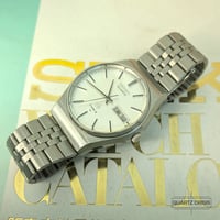 Image 1 of 1977 Seiko Quartz Type 2 Day-Date Vintage Wristwatch (4335-8040)