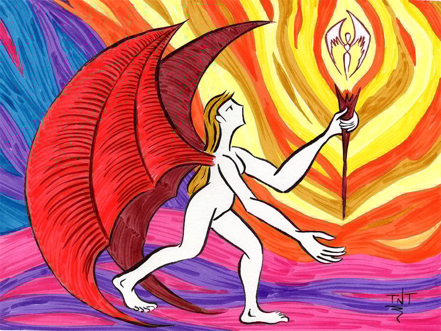 Image of LA BÚSQUEDA - print -