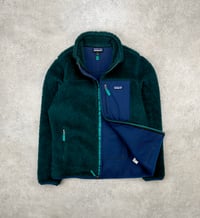 Image 3 of Patagonia Retro-X Fleece Jacket Dark Borealis Green Large Womens 