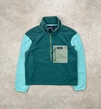 Image 1 of Patagonia Microdini Fleece Pullover Nouveau Green Small Womens 