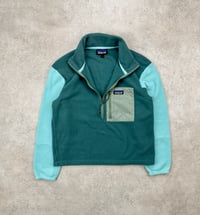 Image 2 of Patagonia Microdini Fleece Pullover Nouveau Green Small Womens 