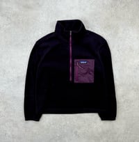 Image 1 of Patagonia Microdini Fleece Pullover Obsidian Plum Small Womens