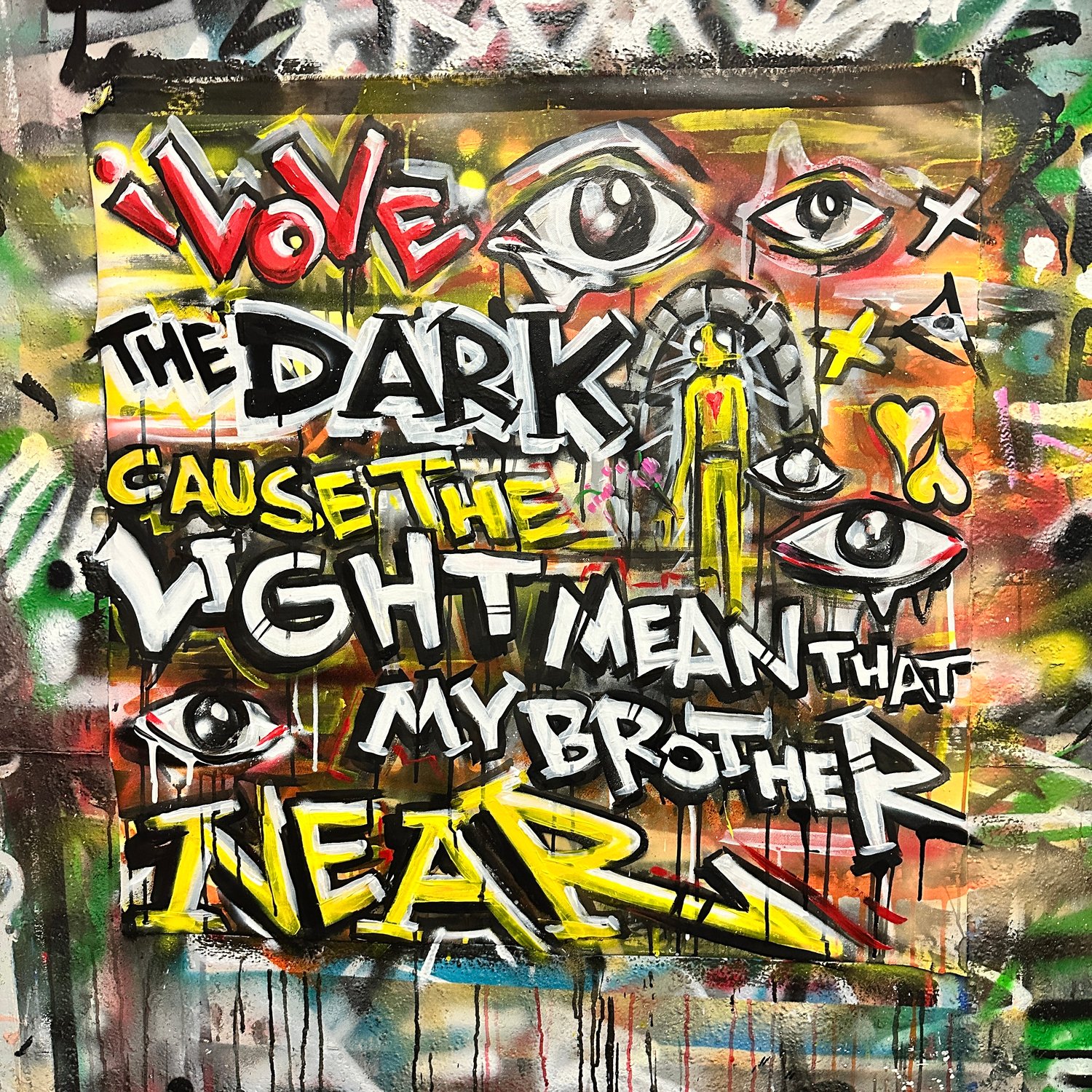 How much a heart of gold weigh? ORIGINAL PAINTING 30x30"