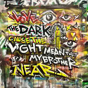 How much a heart of gold weigh? ORIGINAL PAINTING 30x30"